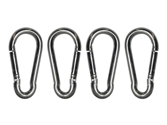 FAITHFULL FAICHFBS40 FIRE BRIGADE SNAP HOOKS 4mm (PACK 4)