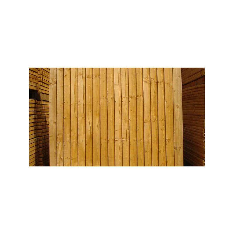RAINBRIDGE GOLDEN BROWN FEATHEREDGE FENCE PANEL 6 x 3'
