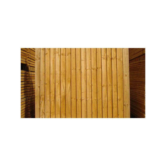 RAINBRIDGE GOLDEN BROWN FEATHEREDGE FENCE PANEL 6 x 3'