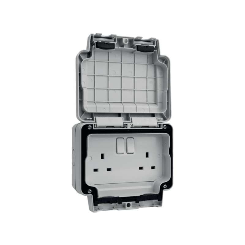 HAGER WXPSS82 2G IP66 OUTDOOR 2G SWITCHED SOCKET