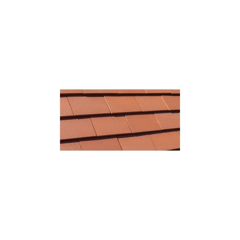 MARLEY ACME SINGLE CAMBER CLAY TILE SMOOTH RED 265 x 165mm MAKE301AB