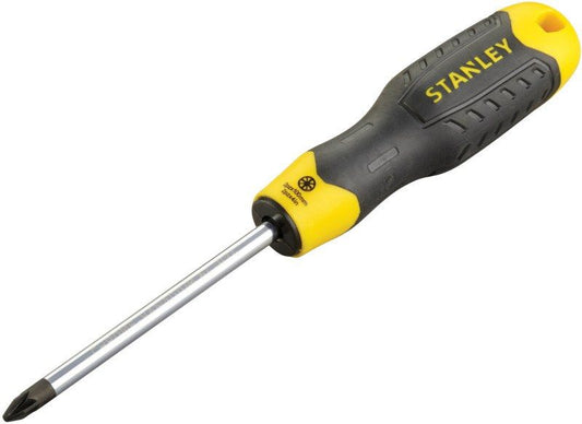 STANLEY STA064974 CUSHION GRIP POZI SCREWDRIVER PZ2 x 100mm
