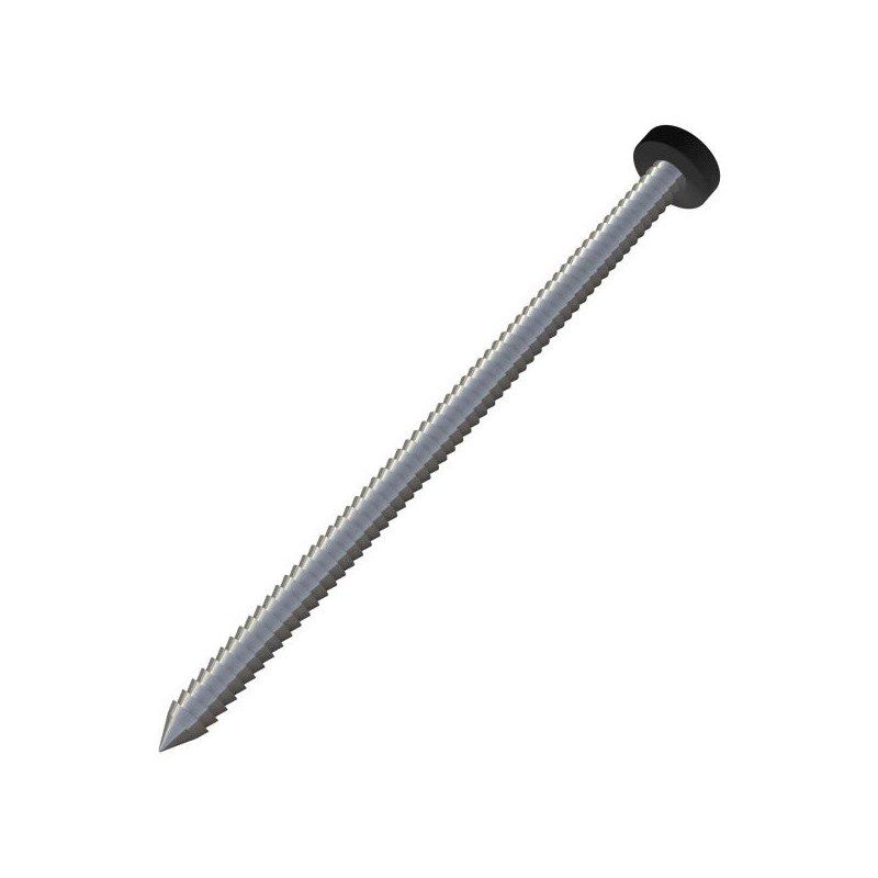FREEFOAM PLASTOP PINS 30mm WOODGRAIN BLACK (BOX OF 200) P30BL