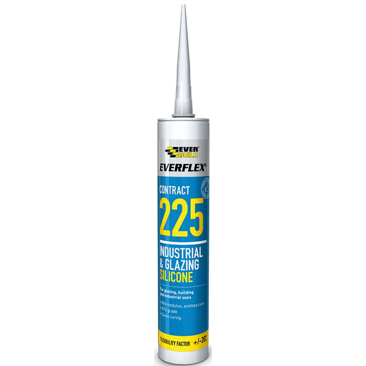 Everbuild 225 Industrial & Glazing Sealant Translucent 225TR