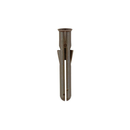 TIMCO PREMIUM PLASTIC WALL PLUGS (TUB 600) BROWN BPLUGPREMT
