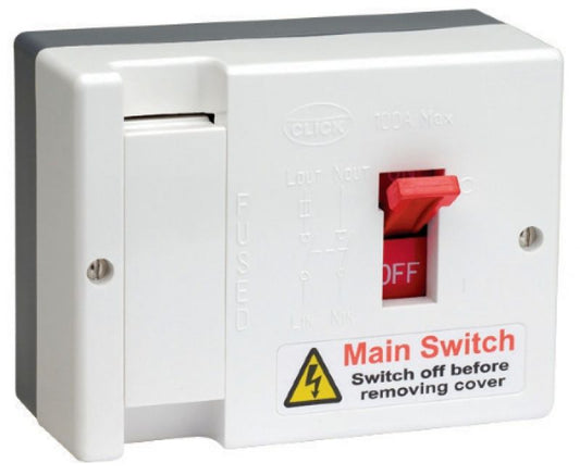 CLICK DB750 FUSED MAIN SWITCH 80a (100a MAX)