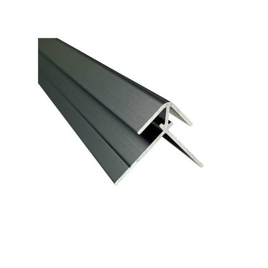 WETWALL ALLOY EXTERNAL CORNER 800mm MATT BLACK SWA-EXC-MB-800