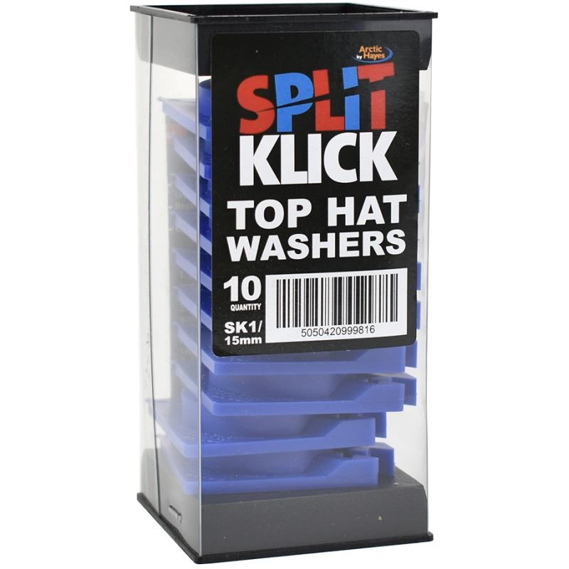 ARCTIC HAYES SPLIT KLICK TOP HAT WASHERS (PACK 10) SK1PK10