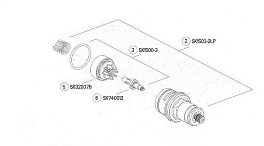 BRISTAN SK1503-2LP SHOWER CARTRIDGE