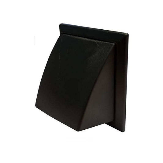 POLYPIPE DOMUS 44902BK OUTLET COWELLED 100mm BLACK
