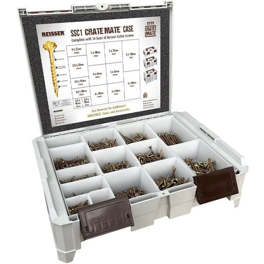 REISSER SSC1 CRATE MATE CUTTER SCREW CASE (2115 PIECES) SSC1/CUTTERFULL