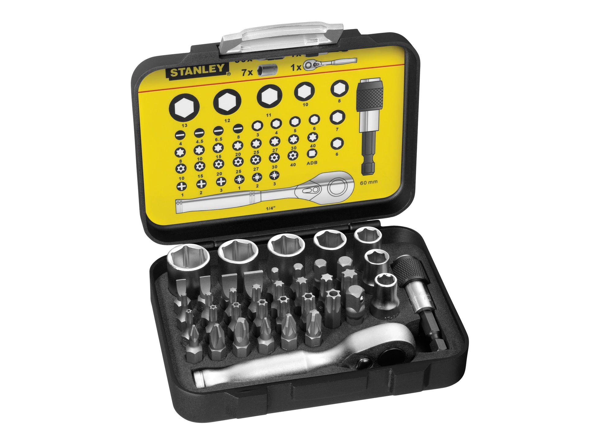 STANLEY STA113906 39 PIECE FATMAX SCREWDRIVER BIT & SOCKET SET