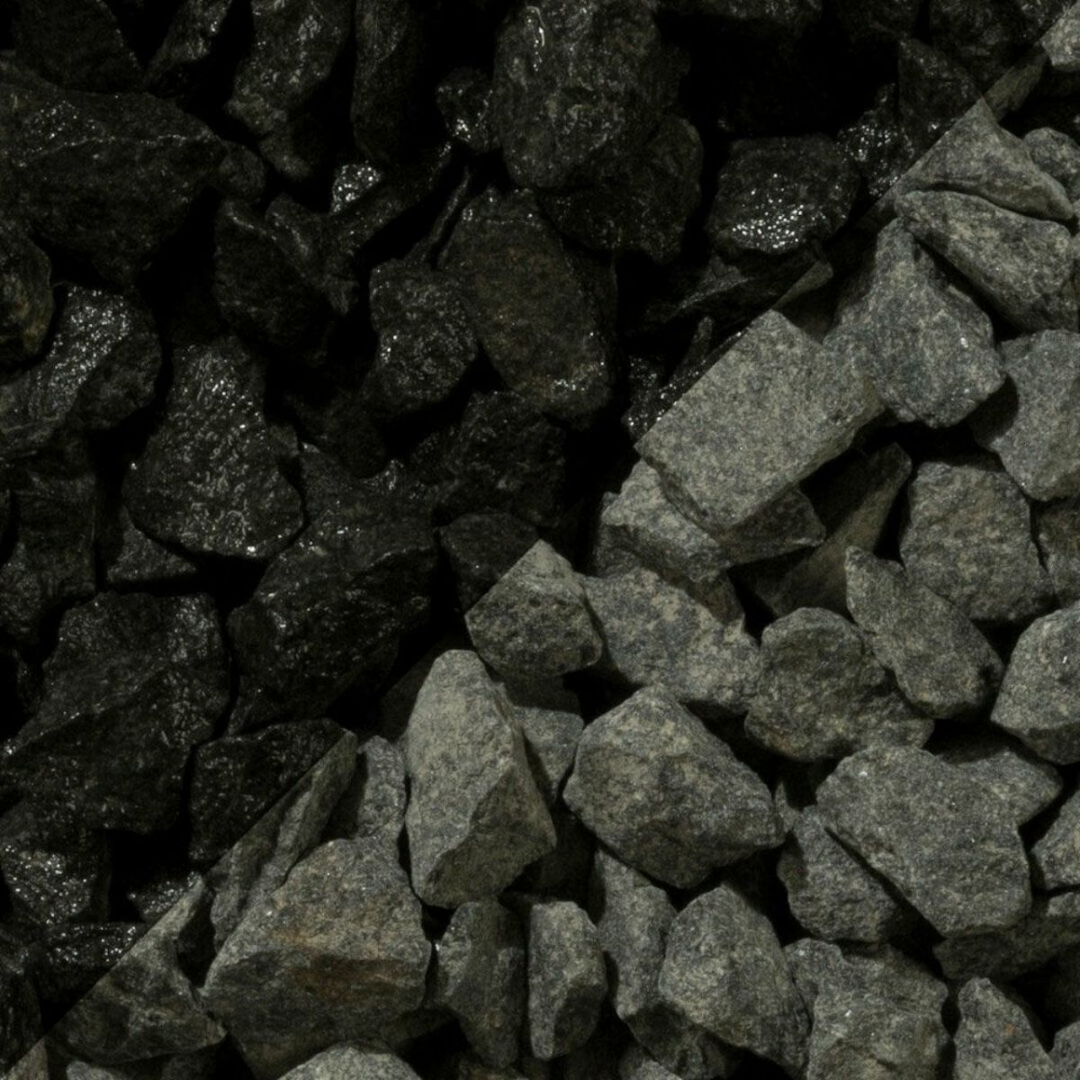 Chas Long Big Bag Black Basalt Chippings 20mm