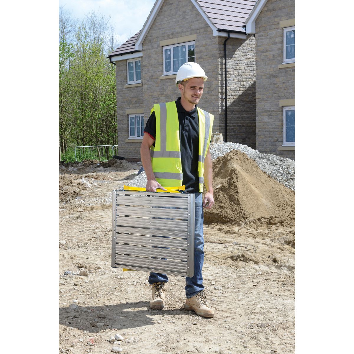 WERNER ODD JOB 600 FIBREGLASS WORK PLATFORM 600 x 600mm 31389800