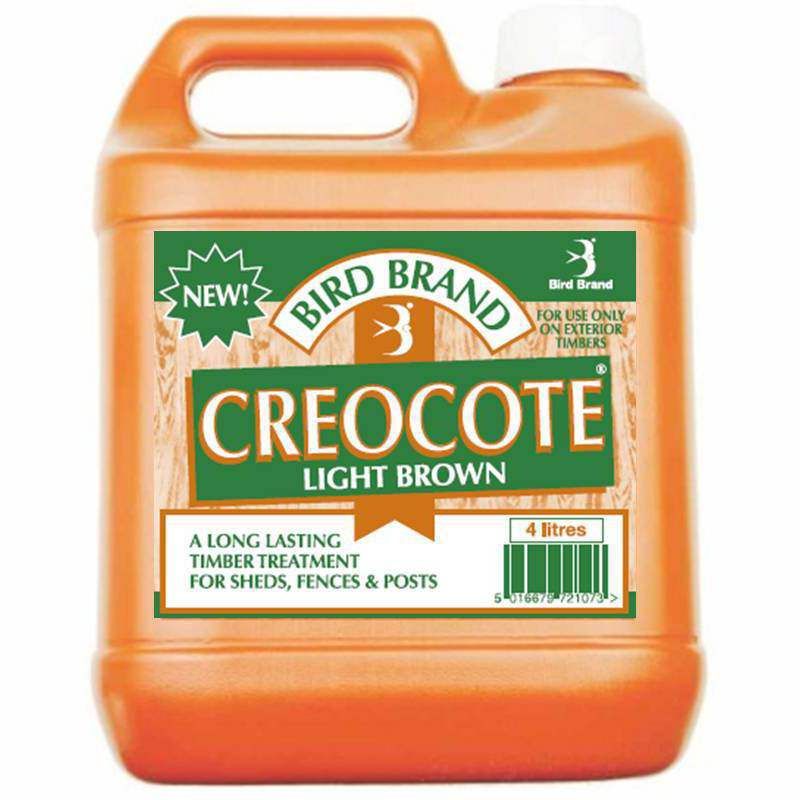 BIRD BRAND CREOCOTE TIMBER TREATMENT 4l LIGHT 0020