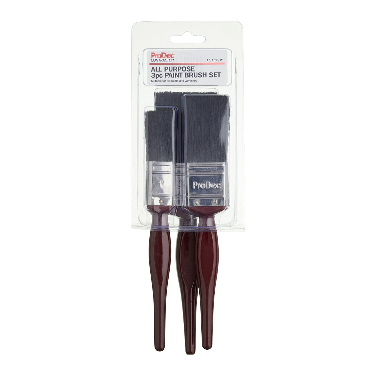 RODO PBPT018 3 PIECE PRODEC ALL PURPOSE BRUSH SET