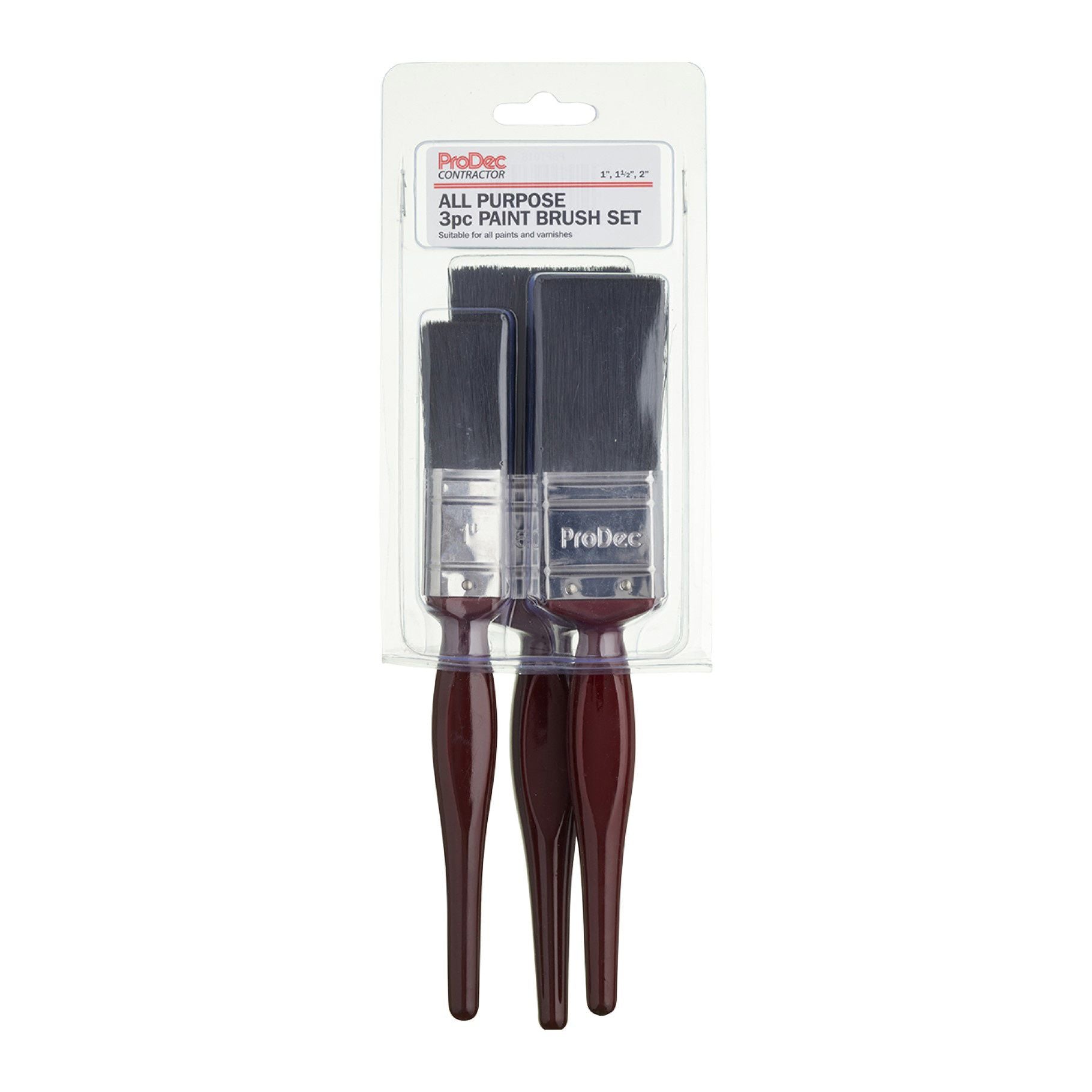 RODO PBPT018 3 PIECE PRODEC ALL PURPOSE BRUSH SET