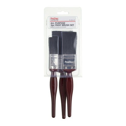RODO PBPT018 3 PIECE PRODEC ALL PURPOSE BRUSH SET