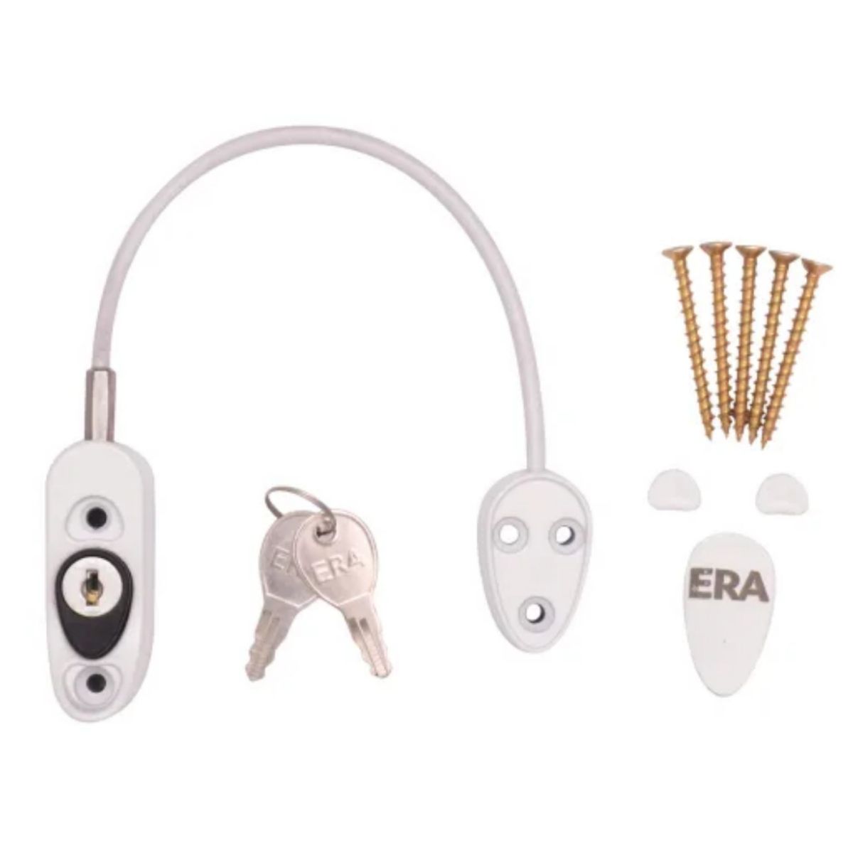 ERA CABLE SAFETY RESTRICTOR WHITE VISI PACK 723-15