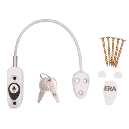 ERA CABLE SAFETY RESTRICTOR WHITE VISI PACK 723-15