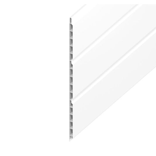 9mm Hollow Soffit Board Golden Oak 300mm x 5m