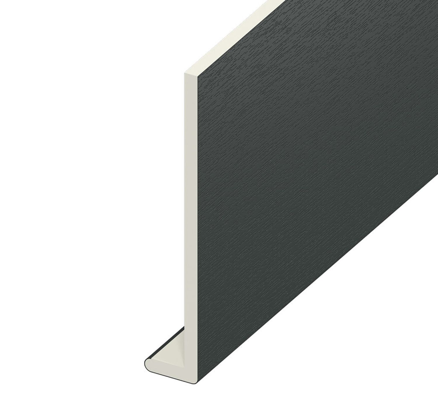 9mm Plain Anth Grey Capping Board 225mm x 5m