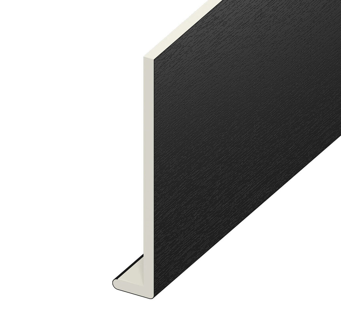 9mm Plain Black Ash Capping Board 150mm x 5m