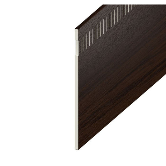 9mm Vented Eurosoffit Board Rosewood 150mm x 5m (10mm Airspace)