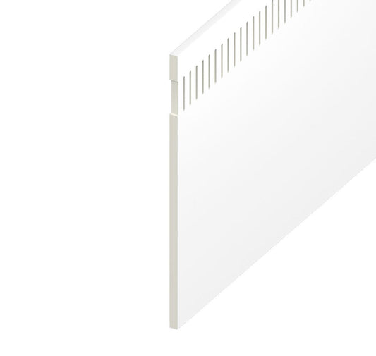 9mm Vented Eurosoffit Board White 300mm x 5m (10mm Airspace)
