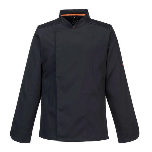 Stretch Mesh Air Pro Long Sleeve Jacket, L, R, Black