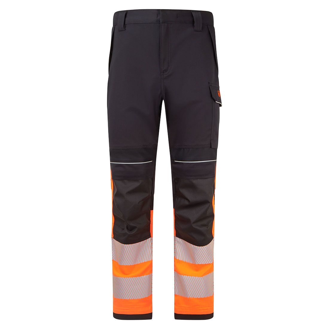 PW3 Modaflame Work HVO Class 1 FR Trousers, 28, R, Orange/Black