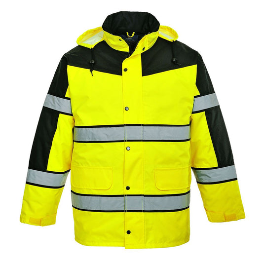 Hi-Vis Contrast Winter Classic Jacket , S, R, Yellow
