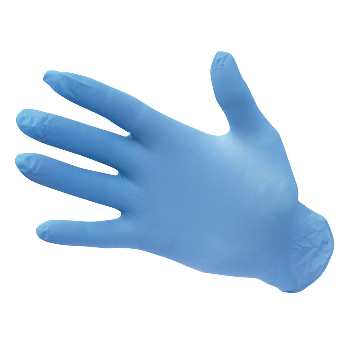 Powder Free Nitrile Disposable Glove (Pk100), L, , Blue