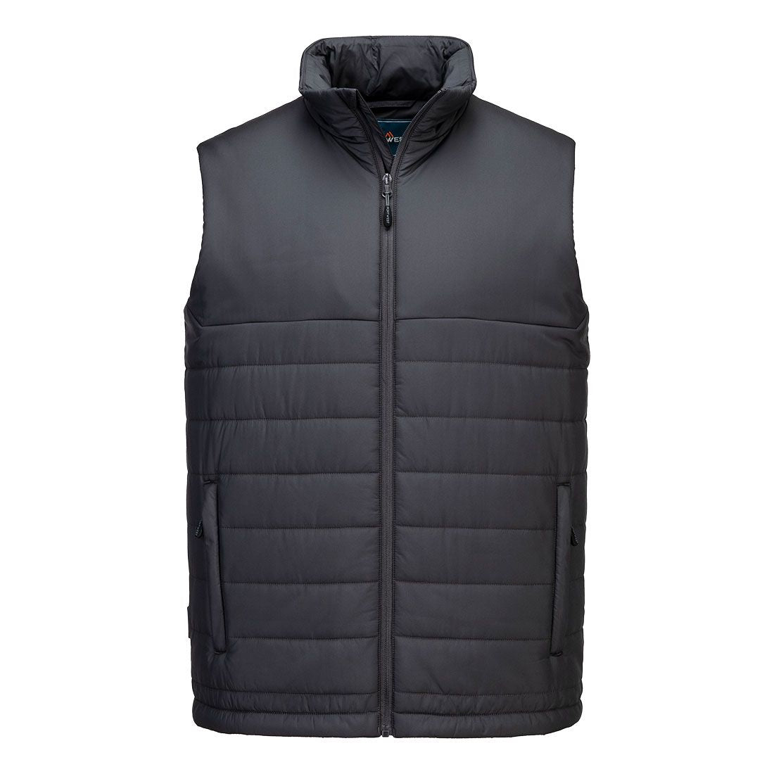  Professional Insulated Baffle Gilet, L, R, Metal Grey