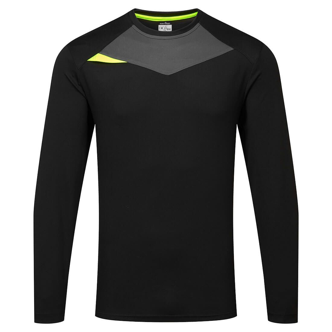 DX4 T-Shirt L/S, L, R, Black