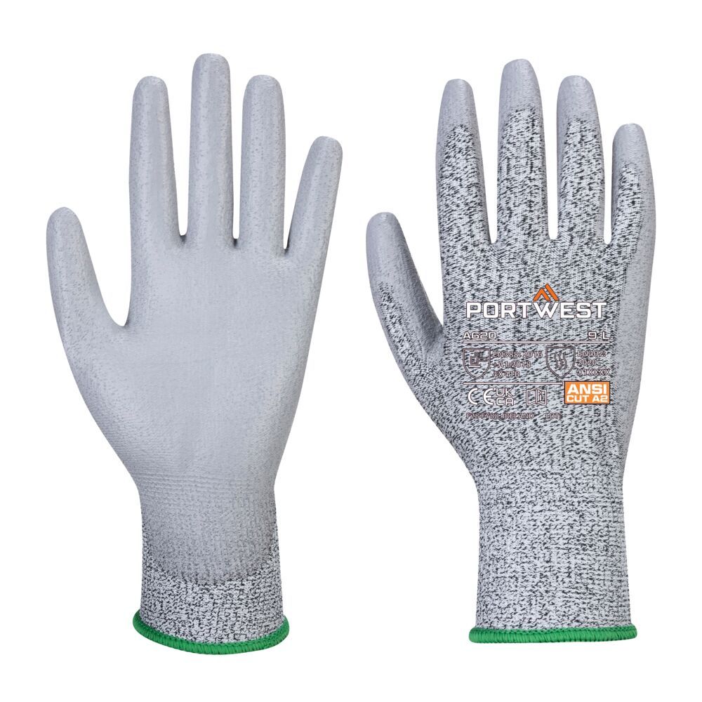 Vending Cut B13 PU Glove (144 Pairs), L, R, Grey