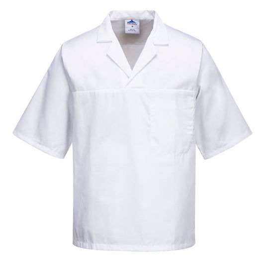Bakers Shirt S/S, L, R, White
