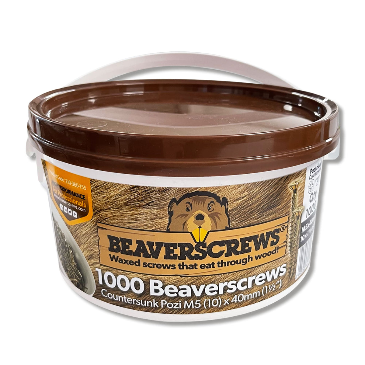 Beaverscrews HPWS Tub 4 x 70mm (600/Tub)
