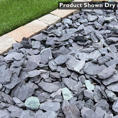 40mm Blue Slate Chippings Bulk Bag (800kg)
