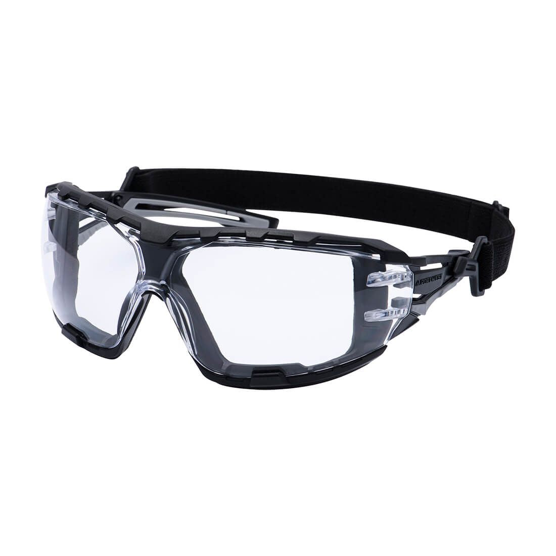 Anthracite Wraparound Plus Safety Glasses, , R, Clear
