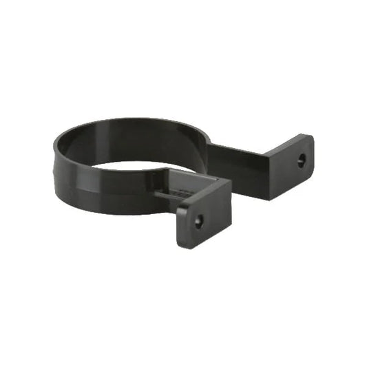 68mm Round Downpipe Bracket Black