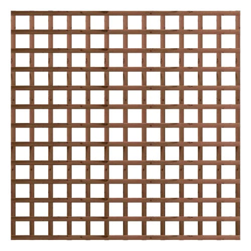 6' x 6' Heavy Duty Golden Brown Treated Trellis (1.83m x 1.83m)