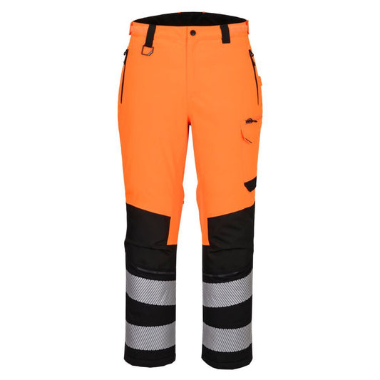 EV4 Hi-Vis Expedition Trouser, L, R, Orange/Black