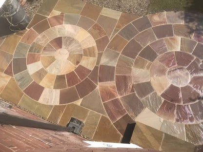 Warm Buff Indian Sandstone Paving Slab 900mm x 600mm