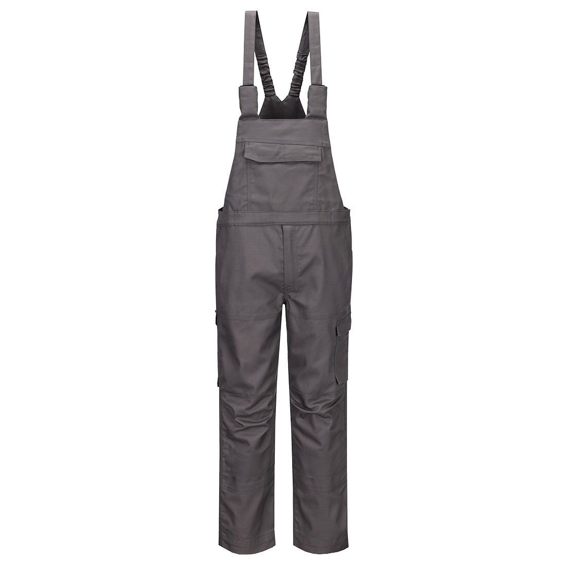 Bizflame Industry Bib & Brace, 4XL, R, Grey