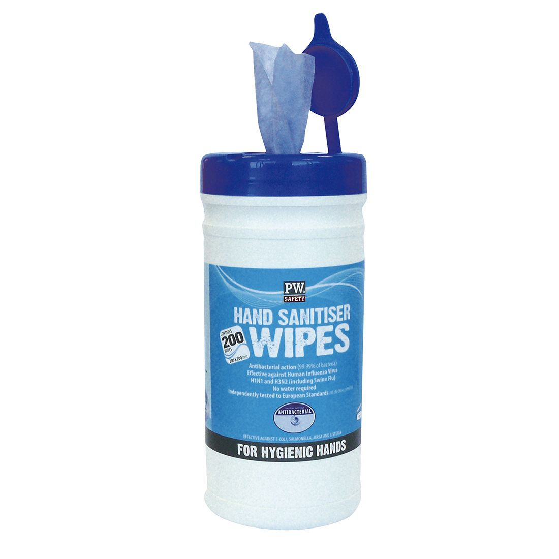 Hand Sanitiser Wipes (200 Wipes), , , Blue