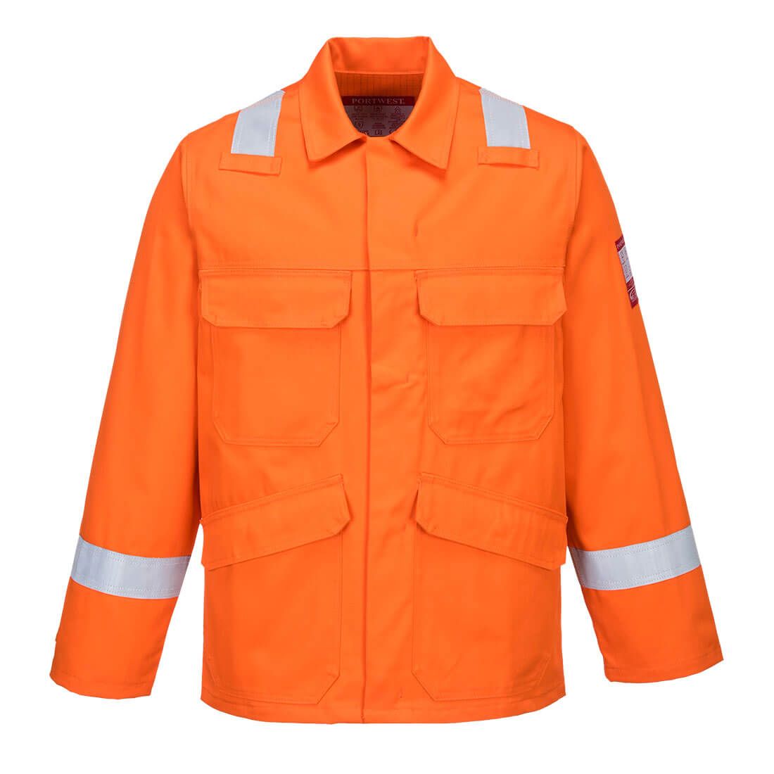 Bizflame Work Jacket, 4XL, R, Orange
