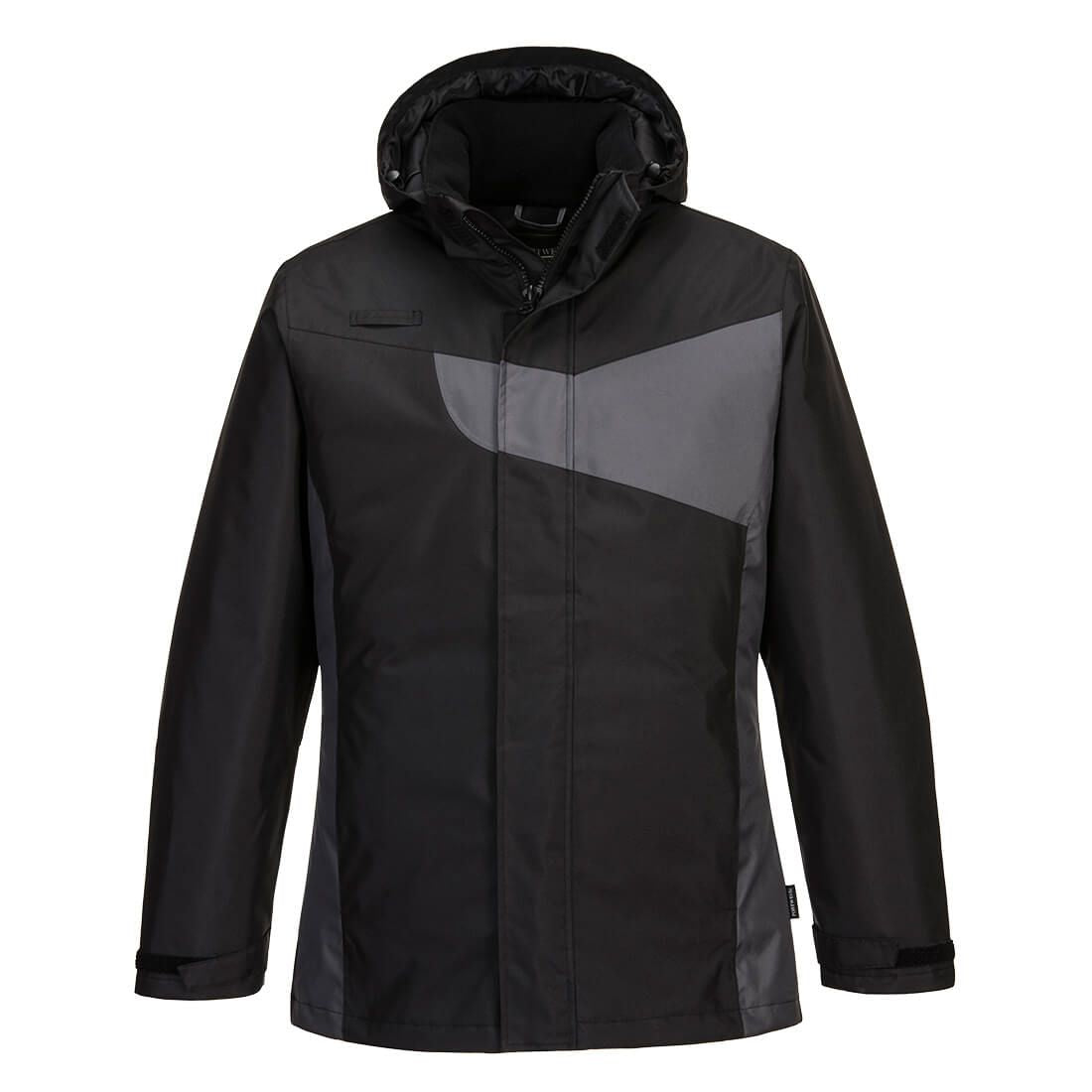 PW2 Winter Jacket, L, R, Black/Zoom Grey