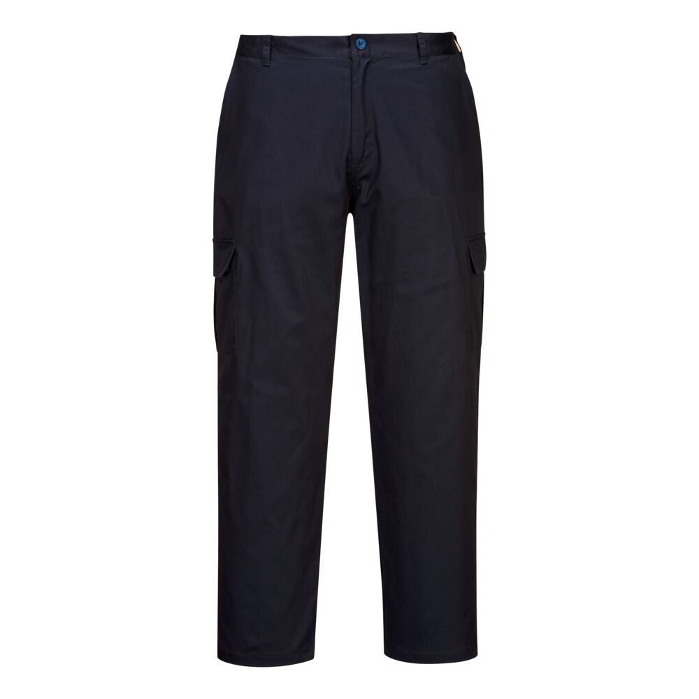 Anti-Static ESD Trousers, 4XL, R, Navy