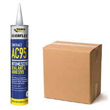 Everbuild AC95 Intumescent Fire & Acoustic Sealant & Adhesive 900ml - Box of 9